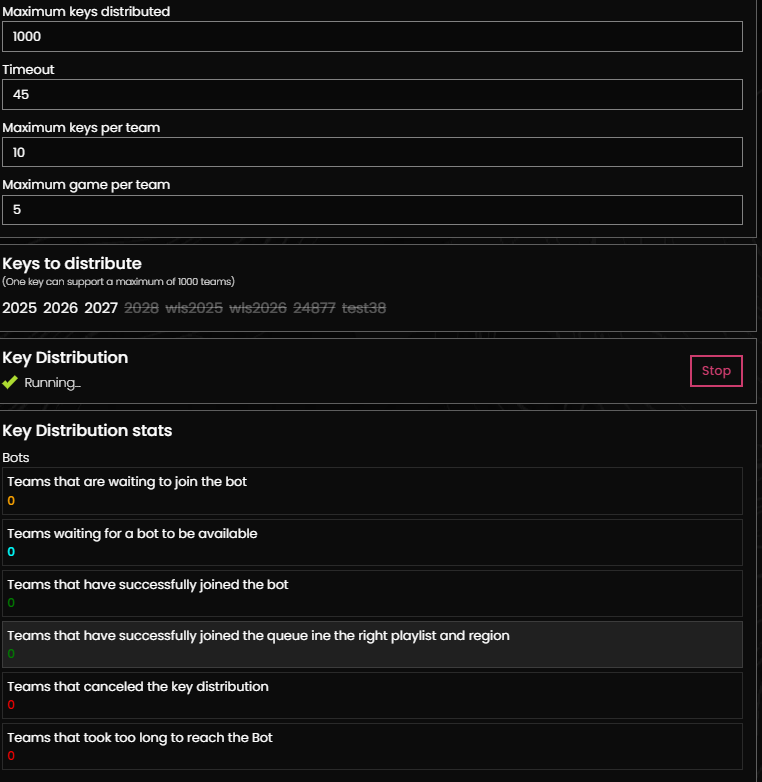 Distribution in progress